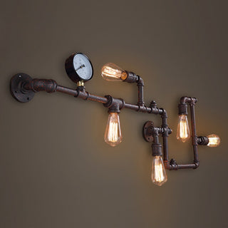 Steampunk Pressure Valve Wall Lamp