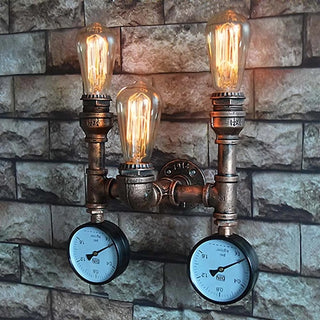 Steampunk Pressure Valve Wall Lamp