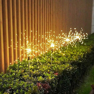 Waterproof Solar Fireworks Lights Garden Lights