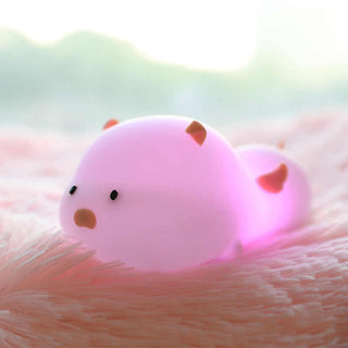 Pig silicone night light