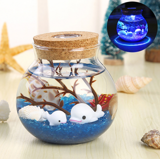 Luminous Aquatic Environments Bottle Lamp