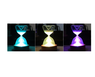 Timed Colorful Hourglass With Sleeping Remote Night Light