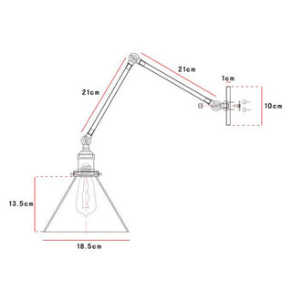 Luxury Retractable Wall Lamp