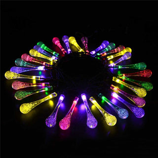 Outdoor Water Drops Fairy LED Lights