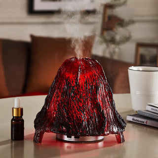 Ultrasonic Volcano Humidifier Colorful Lamp