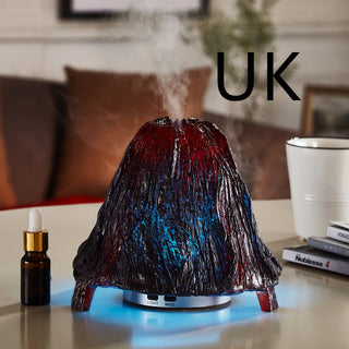 Ultrasonic Volcano Humidifier Colorful Lamp