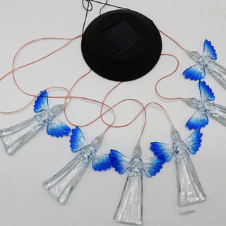 Solar Wind Chime Angel Lamp