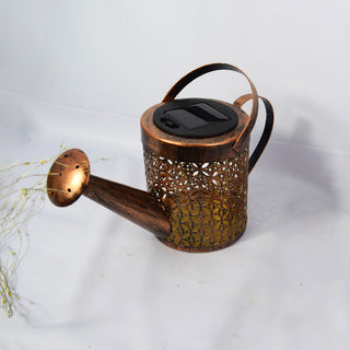 Outdoor Solar Watering Can Ornament Lamp