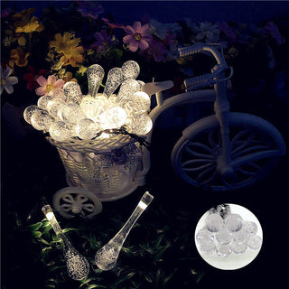 Outdoor Water Drops Fairy LED Lights