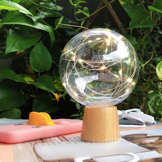 LED Crystal Ball Fairy Lamp