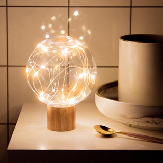 LED Crystal Ball Fairy Lamp