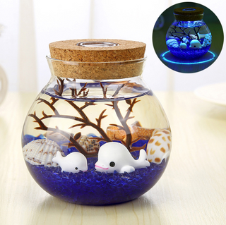 Luminous Aquatic Environments Bottle Lamp