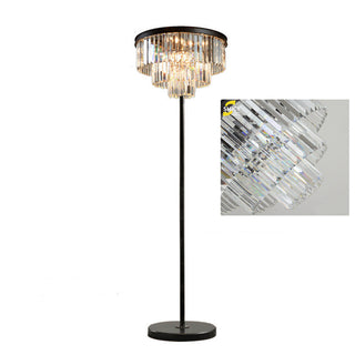 Luxury Crystal Chandelier Floor Lamp