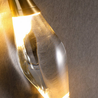 Transparent Droplet Crystal Wall Lamp