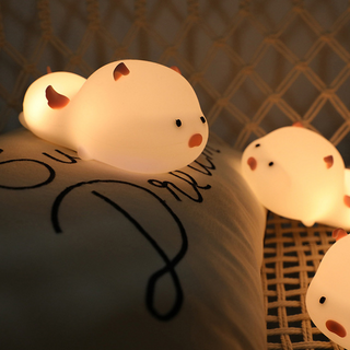 Pig silicone night light