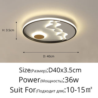 Mountain Dome Ceiling Lamp