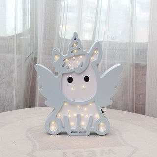 LED Unicorn Wall Mount