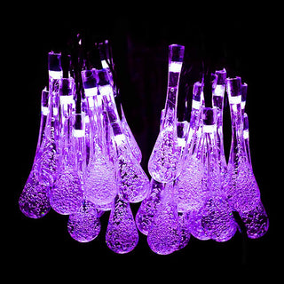 Outdoor Water Drops Fairy LED Lights