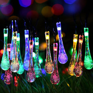 Outdoor Water Drops Fairy LED Lights