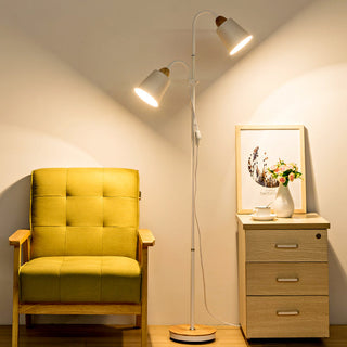 Nordic wooden floor lamp