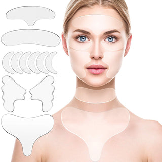 Silicone anti-wrinkle stickers