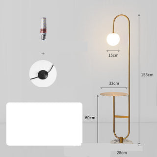 One Piece Minimalist Table Floor Lamp