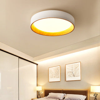 Modern Contracted Master Bedroom Guest Bedroom Wood Grain Color Room Light