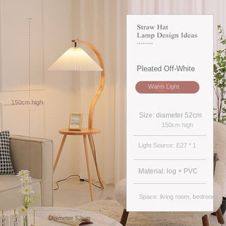 Living Room Tea Table Storage Floor Lamp