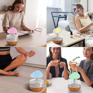 Raining Cloud Humidifier Lamp