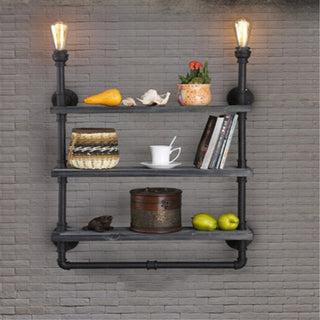 Rural Personalized Creative Water Pipe Bookshelf