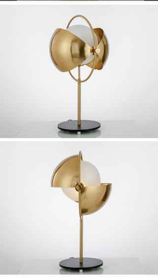 Reversible Semi-circular Table Lamp