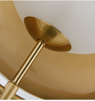 Reversible Semi-circular Table Lamp