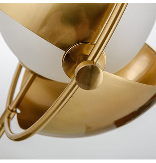 Reversible Semi-circular Table Lamp