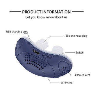 SnoreGuard™ - Anti-Snoring Nose Clip