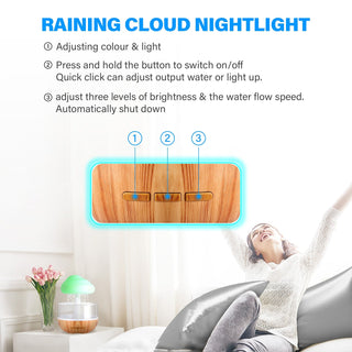 Raining Cloud Humidifier Lamp