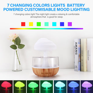 Raining Cloud Humidifier Lamp