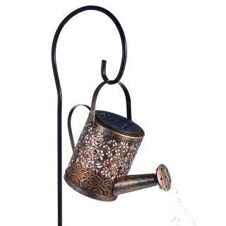 Outdoor Solar Watering Can Ornament Lamp