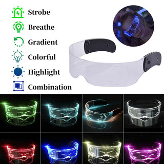 LED Luminous Party Goggles