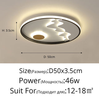 Mountain Dome Ceiling Lamp