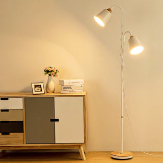 Nordic wooden floor lamp